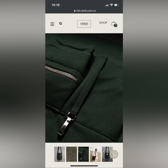 One of a kind handmade Verdi bag made of alpaca, copper and silk, from Colombia - Picture 3 of 8